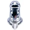 FUKR Cage de chasteté en métal Cobra Steel 10 x 3.7cm